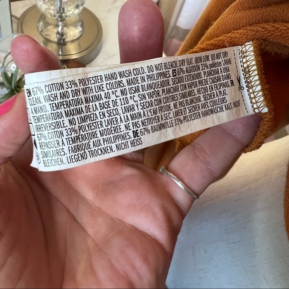 CROPPED MockNeck Sweatshirt, sz M - Picture 7 of 8